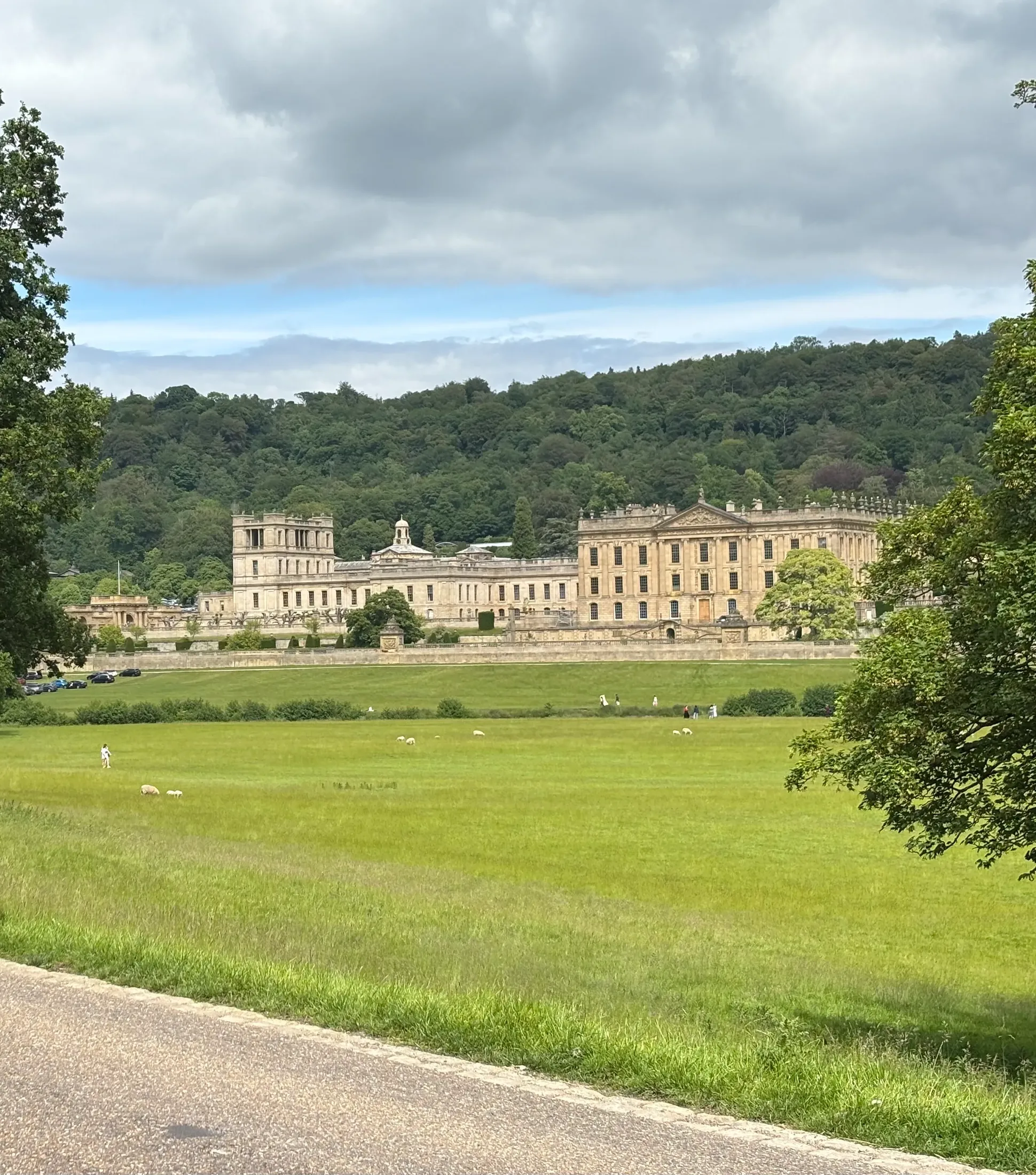 Open countryside on a flexible private transfer route between York and London